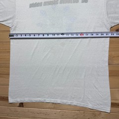 Vintage 1996 MTV Music Television Pinwheel Short Sleeve Ringer T-Shirt USA Large