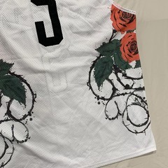 Rich Gang #5 Mesh Tank Top XXXL 3XL Roses Thorns Jersey Streetwear Hip Hop