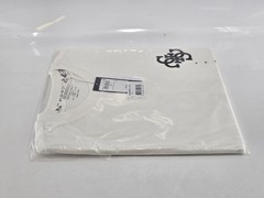 NWT Guess Men’s Eco Bandana Applique T-Shirt – Size M – Color White/Black