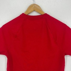 Aeropostale Mens XS Red Moisture Wicking Stretch Raglan Logo Performance T-Shirt