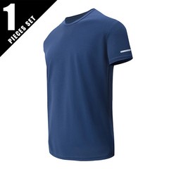 1/2Pcs Men’s Summer Solid Color Mix And Match Short-sleeved Young Men’s Loose