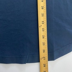 Buck Mason Curved Hem Pima T Shirt Mens Medium Ink Blue Short Sleeve Crew Neck