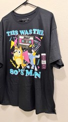 Bluey Bandit “This Was The 80’s Man!” Graphic Tee – Men’s 2XL – Black