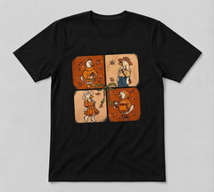 Fall Goose Autumn Season Fall Bow Graphic Gift Black T-shirt