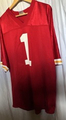 Reebok Zuniga #1 Jersey NFL Authentic Item Replica Men’s XL Red NWOT