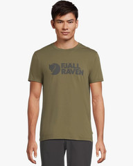 NEW Fjallraven Men’s Logo T Shirt size Small army green Fjällräven Logo T-Shirt