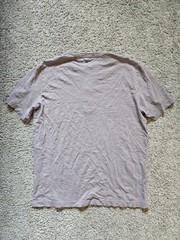 Mens Theory Henley Short Sleeve Tshirt – Medium – Light Purple