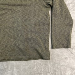 Calvin Klein Long Sleeve Shirt Mens XL Olive Green Heather Crewneck Cotton Blend