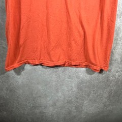 Polo Ralph Lauren Shirt Mens Size 2XB Orange Short Sleeve V-Neck Casual Cotton