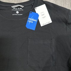 NWT Porter & Ash Performance Tee Shirt Mens XL Black Essential Crew Classic