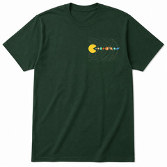 Solar System Astronomy T-Shirt Funny Space Gamer Graphic Tee Men’s S-5XL