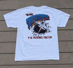 Vintage 90s USAF Thunderbirds Single Stitch T-Shirt Men’s Large Made in USA