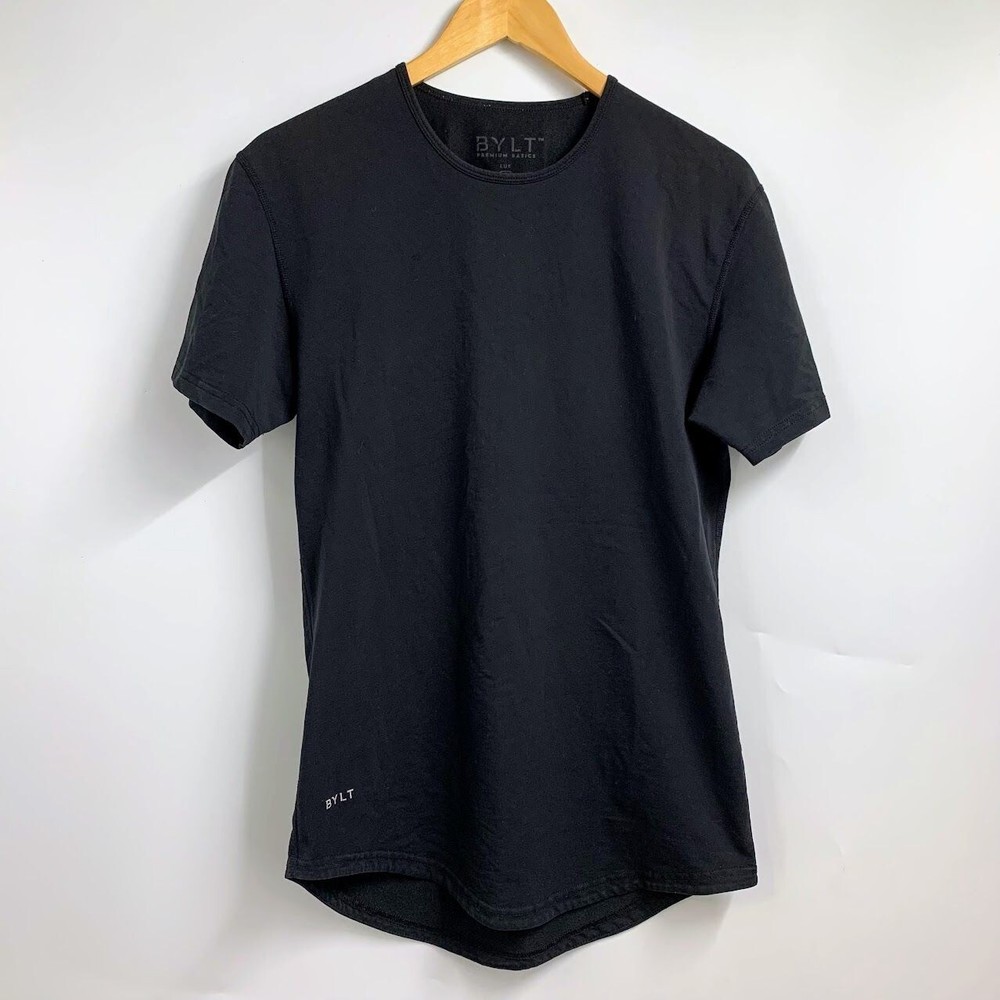 Bylt Premium Basics Men’s Lux Drop Crew Neck Cut Short Sleeve Size S
