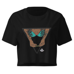 Women’s Smoking Rolling Weed crop top
