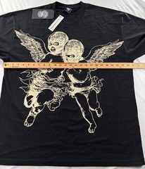 Crooks & Castles T Shirt Mens Sz XL “Trouble Makers” Angels NEW Double Sided