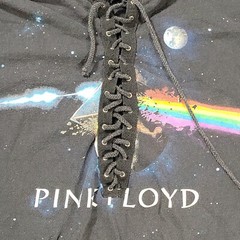 Pink Floyd Men’s T-Shirt Large Black Vintage Graphic Short Sleeve Drawstring