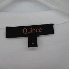 Quince Shirt Men Large White Pullover Casual Crewneck Minimalist Pima Cotton