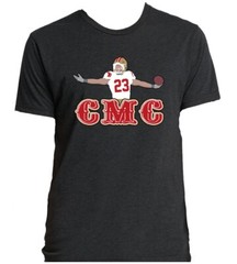 TRIBLEND Christian McCaffrey 49ers CMC T-Shirt