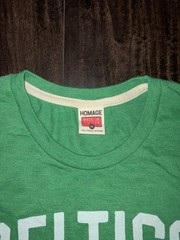 Rare Homage LARRY BIRD Player Tee Mens XL Shirt Boston Celtics