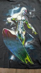 Rare Mad Engine Marvel Silver Surfer Vintage Large Shirt – Great Colors!