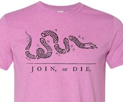 Join or Die! America’s Founding Fathers – History Tee – Fast Shipping – Soft