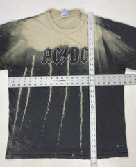 ACDC Back In Black 2007Graphic T-shirt Men Large Tie Dye Short Sleeve Music