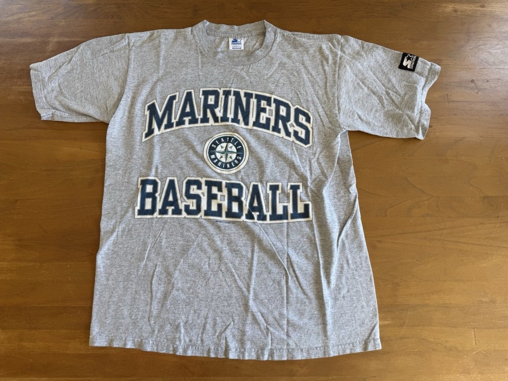 Seattle Mariners Baseball Starter Vintage 90S T-Shirt Adult Medium 1996 MLB