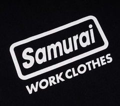 Samurai $105 NWT Black White Logo Heavyweight Cotton T-Shirt SWCT-102-OVS L