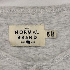 THE NORMAL BRAND SAINT LOUIS MEN’S SHIRT GRAY SIZE 2XL XXL PULLOVER HENLEY LOGO
