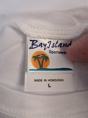 Bay Island Sportswear Men’s Large White Zion & Crouch Heroes City of Dope