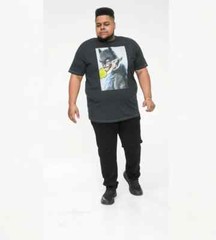 D555 Duke Big Mens Batman Printed T-Shirt Licensed Product 2XL-6XL (601619)
