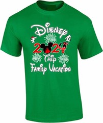 Disney Family Vacation 2024 fire works, Mickey, Minnie, Family Trip, Squad