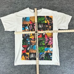 VINTAGE Marvel Shirt Mens Large White Avengers X-Men Mad Engine Streetwear Y2K