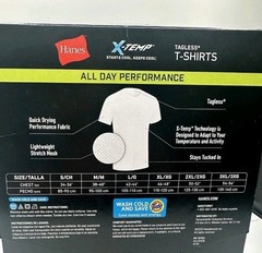Hanes Men’s X-Temp All Day Breathable Mesh Crewneck Undershirts 3-Pack Large