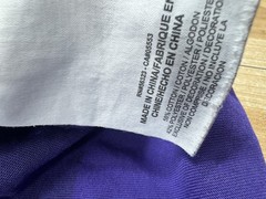 Nike Kobe Bryant Mambacurial Soccer Shirt Jersey Men XXL Purple Yellow Striped