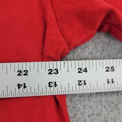 John Son Super Heavy Weight Shirt Mens 2XL XXL VTG Red Short Sleeve