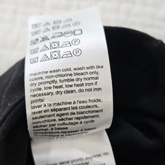 Calvin Klein Raglan Sleeve Button T-Shirt Men’s Medium Black & White EUC LN
