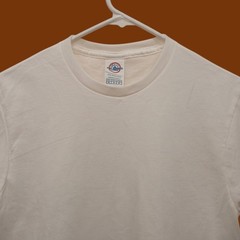 Lot of 5 Delta Pro Weight T-Shirts Mens Small S Half White Cream Blank Bulk Lot