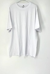 Sada NWOT men’s 1X white t shirt Short Sleeve Crew Neck basic