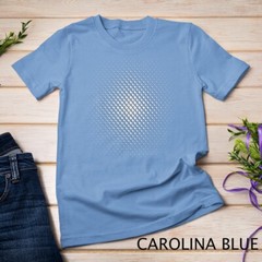 Geometric abstract halftone dots gradient pattern design. T-Shirt Unisex T-shirt