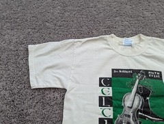 Vintage Gildan Ultra Cotton T-Shirt Mens M Crew Neck Music Festival 2001 Y2K