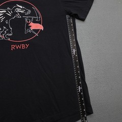 RWBY T-Shirt Adults Size M Black Anime Graphic Black Short Sleeve