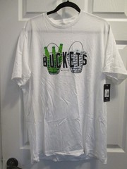TRAVIS MATHEW “BUCKETS” WHITE S/S T-SHIRT SIZE LARGE NEW