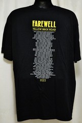 2022 Elton John Goodbye Yellow Brick Road FAREWELL TOUR XXL 2XL Concert T-Shirt