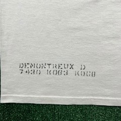 True Vintage US Naval Academy Stenciled Tag Navy Ringer T-Shirt M White 80s