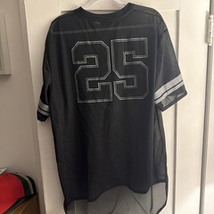 Linkin Park 2025 Tour Football Jersey Mesh Large Front Print Not Perfect