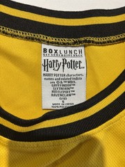 Harry Potter Hufflepuff Keeper Mesh Jersey Tank Top Adult Small Yellow BoxLunch