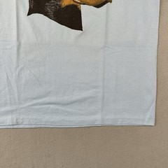 Vintage 80s Doberman Dog Shirt Mens Medium Blue Single Stitch Short Sleeve