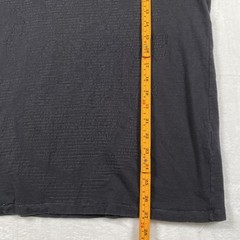 Kenneth Cole V-Neck Tee Men’s Size XL Plain Black Striped Texture Casual