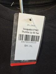 Jack Links Beef Jerky T-Shirt Sasquatch Feed Your Wild Side XL Black New W/Tags